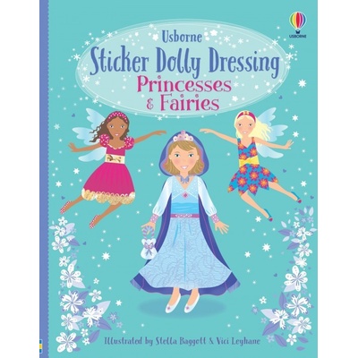 Sticker Dolly Dressing Princesses a Fairies Usborne Publishing