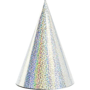 Image 1 of PartyDeco Парти шапки - холографични сребърни