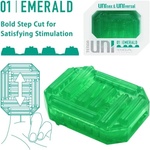 TENGA Релефен и компактен унисекс стимулатор Tenga Uni Emerald
