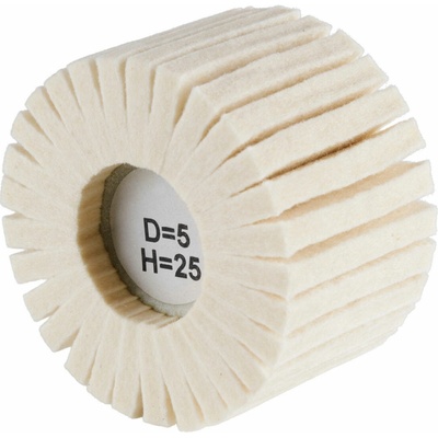 Rhodius 305387 | Leštiaci filcový vejár 80x50x6 mm, tvrdosť D5/H25, FLP