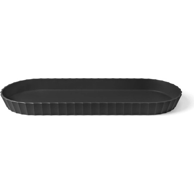 BlimPlus Servírovací tác oválný Minerva M VS6-010 Carbon Black 37,5cm