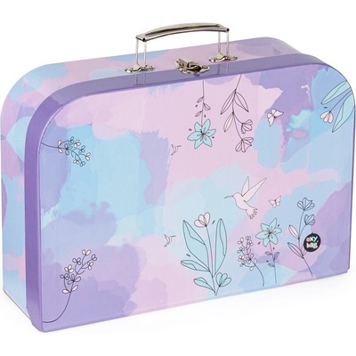 Oxybag Kufrík lamino Kolibrík fialový 34 cm