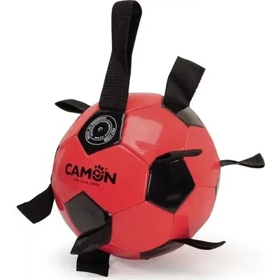 Camon Футболна топка - Червена 21см за кучета (ad0533)