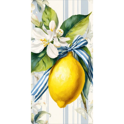 Takoy Panel na ušití rychleschnoucí osušky 80x160 citrusová elegance-NST-00692
