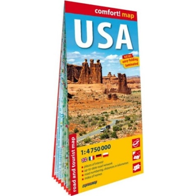 USA Comfort térkép (Expressmap)