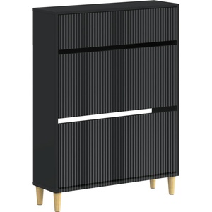 vidaXL Шкаф за обувки ARNHEM 78 x 24 x 103 см Инженерна дървесина (896656)