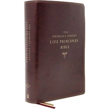 Nasb, Charles F. Stanley Life Principles Bible, 2nd Edition, Leathersoft, Burgundy, Comfort Print: Holy Bible, New American Standard Bible Stanley Charles F.Imitation Leather