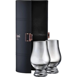 Чаши Glencairn Кожена кутия Glencairn с 2 чаши