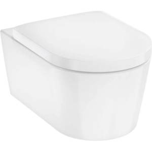 Hansgrohe EluPura S - Висяща тоалетна с седалка SoftClose, AquaFall, HygieneEffect, бяла 62021450 (62021450)