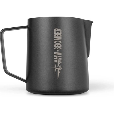 MHW-3BOMBER kanvička na šľahanie mlieka 5.0, Matte Black, 500ml
