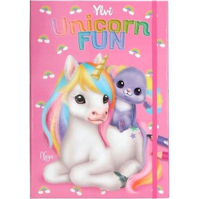 Omaľovánka s plyšovým jednorožcom Ylvi Unicorn Fun 13741