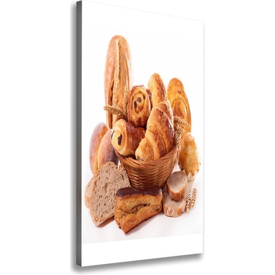 Vertikálny foto obraz na plátne Pečivo v koši 50x100 cm