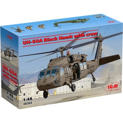 ICM Sikorsky UH-60A Black Hawk w/ Crew 1:48