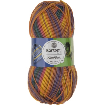 Kartopu Příze Aksoft Batik fine Varianta: B59224 – Zboží Mobilmania