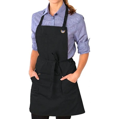 Le Chef Gastro zástěra DE113 Black 91x71cm