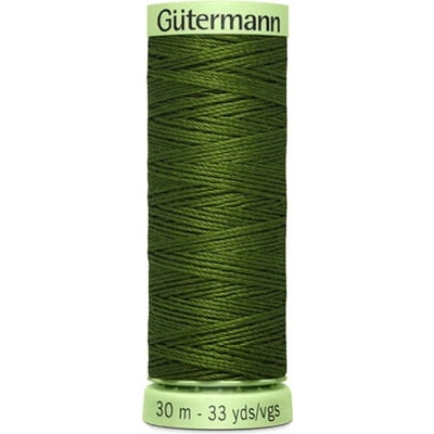 Nit PES Gütermann JEANS - extra silná 30 (30m) barva 585 - zelená
