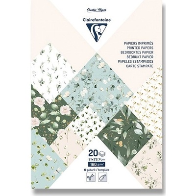 Clairefontaine Sada papírů Origami Romantic A4 20 listů
