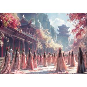 Educa - Puzzle The Geishas - 1 000 piese