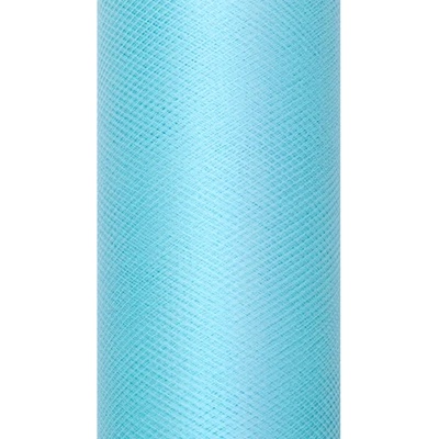 PartyDeco Гладък тюл - тюркоазен 0, 15 x 9 м