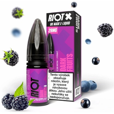 Riot X Salt Dark Fruits 10 ml 20 mg – Zboží Dáma