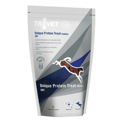 TROVET Unique Protein Treat Rabbit URT funkčné maškrty pre psa 125 g
