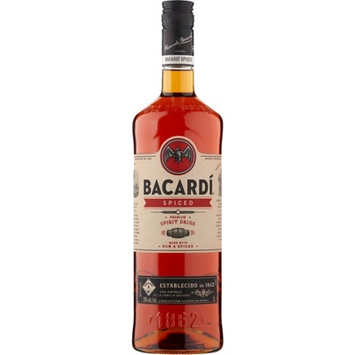 Bacardi Spiced 35% 1 l (holá láhev)