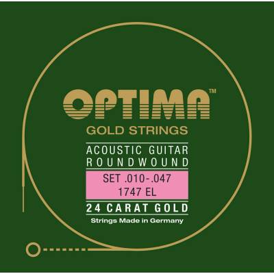 Optima struny pro akustickou kytaru Gold Strings A5.039w