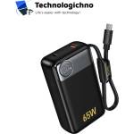 hoco. Външна батерия HOCO 12000mAh 65W Skillful Black (Q53)