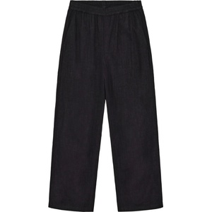 KnowledgeCotton Apparel Дамски ежедневен панталон KnowledgeCotton Apparel Women's Posey Linen-Mix Pants Casual trousers - Black Jet (107-4470-0112)