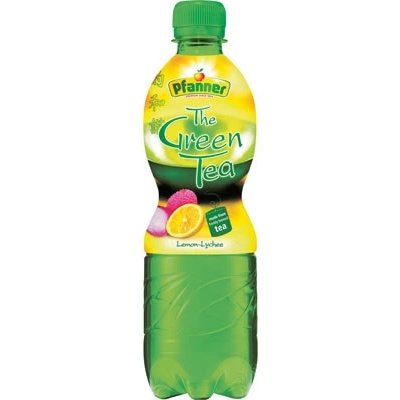 Pfanner Green Tea citron a liči 12 x 0,5 l