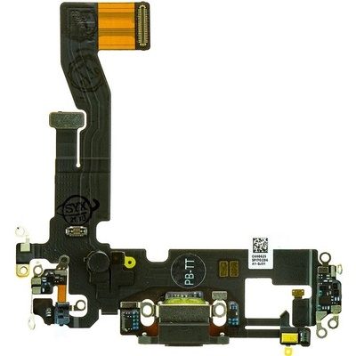 Nabíjecí deska a flex grafitově šedá pro Apple iPhone 12 Pro (Genuine)
