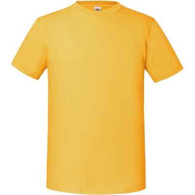 Fruit of the Loom ICONIC 195 T / Мъжка тениска от плътен памук - слънчогледово/жълто XXXL (161422a3913)