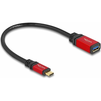 Delock 60172 USB-C USB-C ® zástrčka USB-A zásuvka 0,15m černý červený