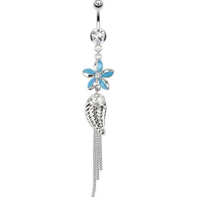 Marre piercing do pupíku květina HWNAL13258