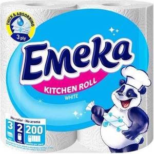 Emeka Eмека кухненска рол White 2бр (е686888д)