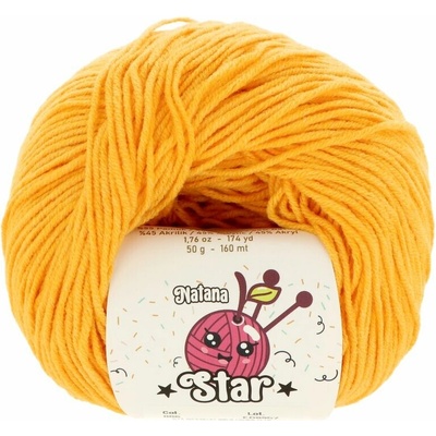 Natana Cherry Star 006 žlto oranžová