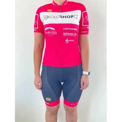 Alé Team Prime Koloshop dámské s laclem black/pink