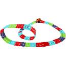 Teddies Autodráha barevná pružná auto na baterie se světlem