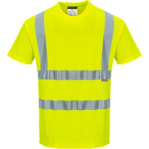Portwest hi-vis cotton s170 / Функционална светлоотразителна риза - hv жълта xs (s170yerxs)
