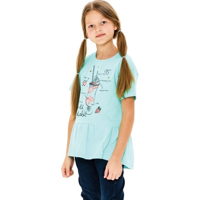 Winkiki Kids Wear Dívčí tričko Shake mátová
