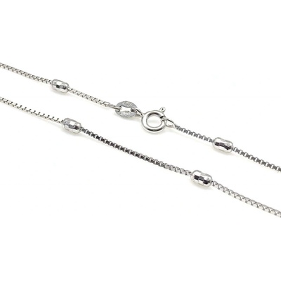 Jan Kos jewellery Stříbrný řetízek typu kostka 12111473