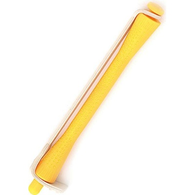 Plastové natáčky na trvalou Sibel pr.6mm, 12 ks - žluté (4300439)