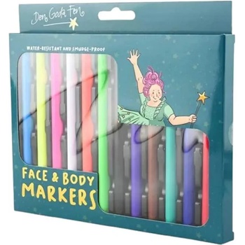 Robetoy Детски Водоустойчиви маркери в ярки цветове за рисуване върху лице и тяло