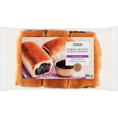 Tesco Jankove buchty slivkovo-lekvárové 250 g