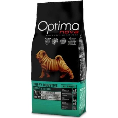 Optimanova Puppy Digestive Rabbit & Potato 12 kg