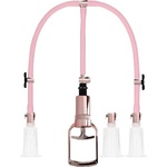 Pumped Вакуумна помпа за зърна и клитор Rose Gold, средна