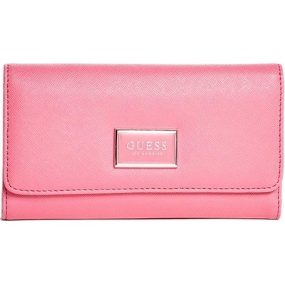 Guess Dámská Abree Logo Saffiano- růžová