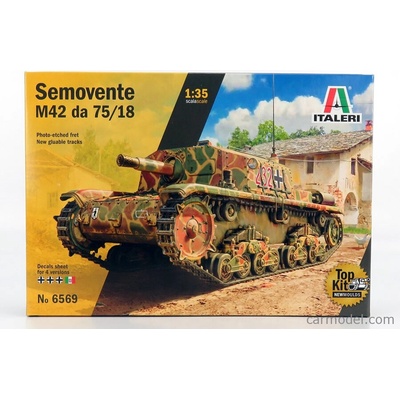 Italeri Mgmc Tank M42 Da 75 18 Semovente Military 1945 1:35
