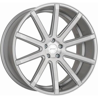 Corspeed Deville 10,5x21 5x112 ET40 silver brushed surface trim white