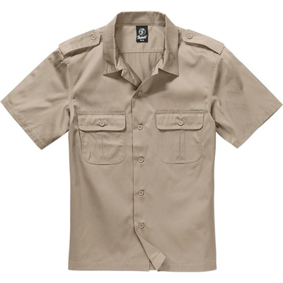 Brandit short sleeves US shirt béžová